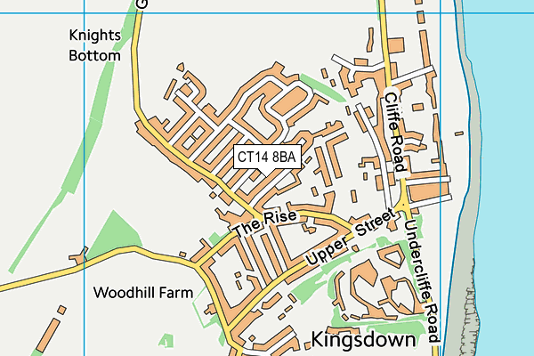 CT14 8BA map - OS VectorMap District (Ordnance Survey)