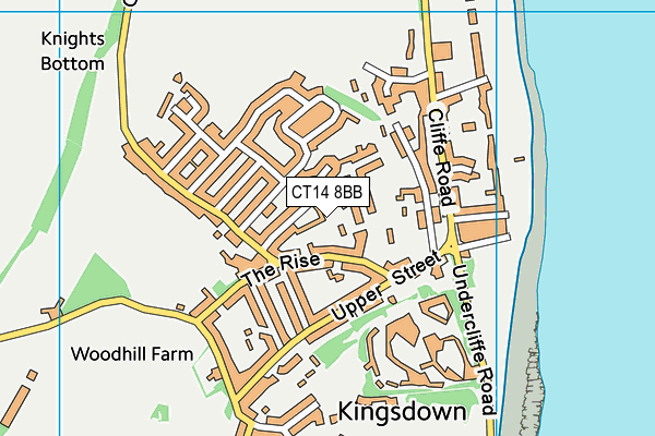 CT14 8BB map - OS VectorMap District (Ordnance Survey)