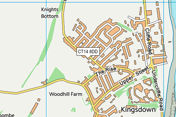 Kingsdown and Ringwould Church of England Primary School map (CT14 8DD) - OS VectorMap District (Ordnance Survey)