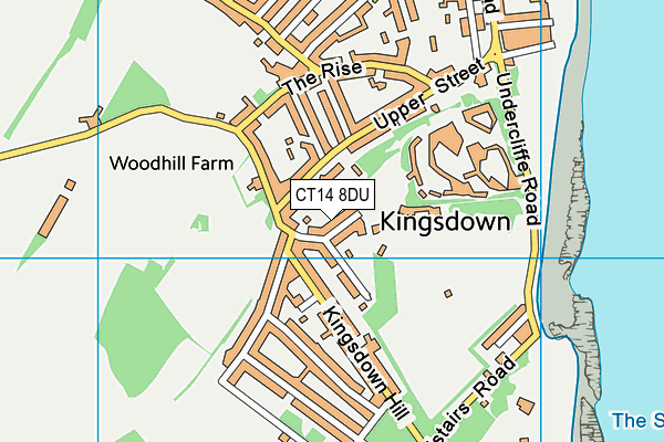Map of KINGSDOWN PROPERTIES LTD at district scale