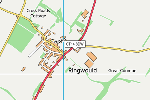 Learning Opportunities Centre Secondary map (CT14 8DW) - OS VectorMap District (Ordnance Survey)