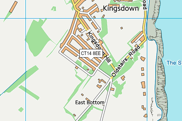 CT14 8EE map - OS VectorMap District (Ordnance Survey)