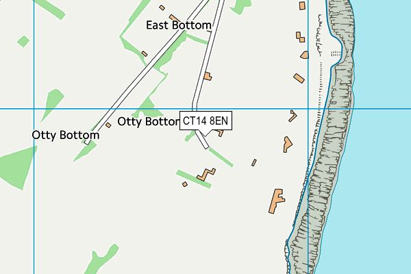 CT14 8EN map - OS VectorMap District (Ordnance Survey)