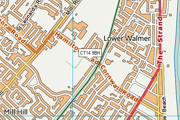 Map of CW ROOFING LTD at district scale