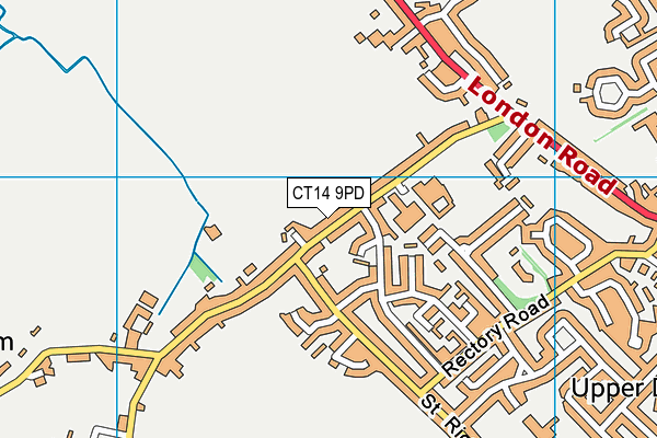 CT14 9PD map - OS VectorMap District (Ordnance Survey)