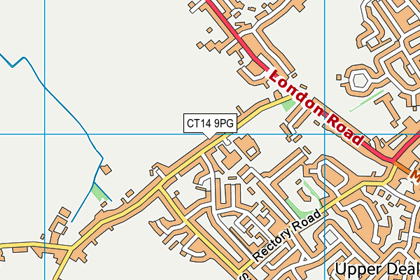 CT14 9PG map - OS VectorMap District (Ordnance Survey)