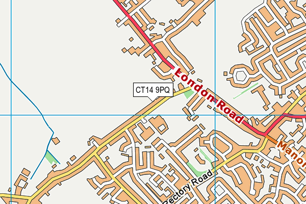 Hornbeam Primary School map (CT14 9PQ) - OS VectorMap District (Ordnance Survey)
