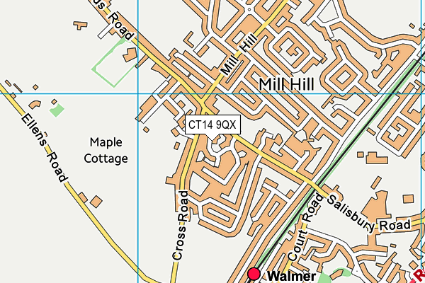 Map of WHITE HORSE LETTINGS LTD at district scale
