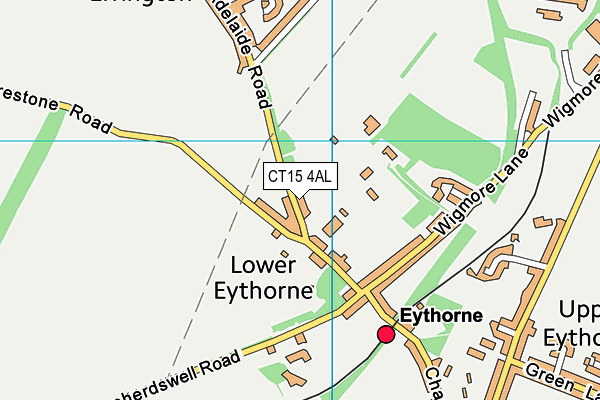 CT15 4AL map - OS VectorMap District (Ordnance Survey)