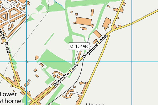 CT15 4AR map - OS VectorMap District (Ordnance Survey)