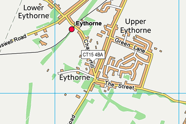 CT15 4BA map - OS VectorMap District (Ordnance Survey)