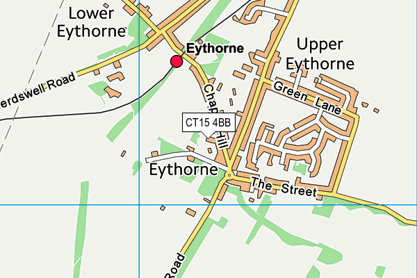 CT15 4BB map - OS VectorMap District (Ordnance Survey)