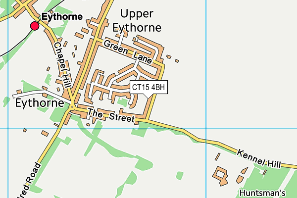 CT15 4BH map - OS VectorMap District (Ordnance Survey)