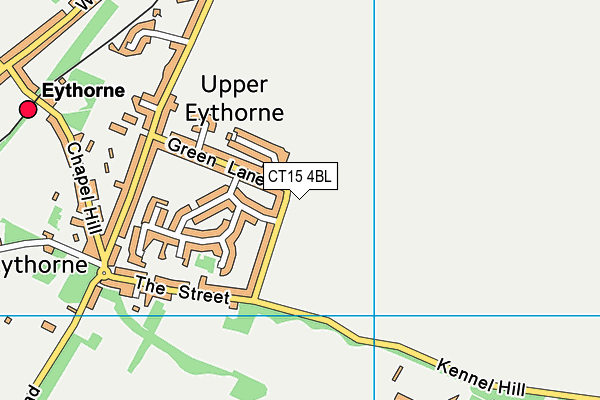 CT15 4BL map - OS VectorMap District (Ordnance Survey)