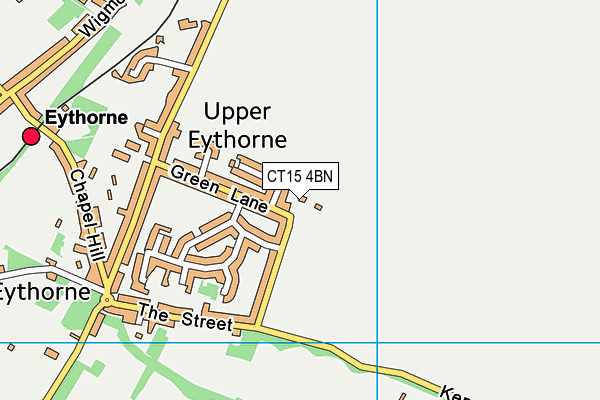 CT15 4BN map - OS VectorMap District (Ordnance Survey)