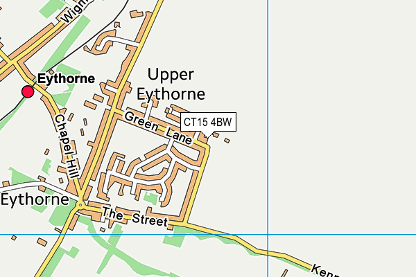 CT15 4BW map - OS VectorMap District (Ordnance Survey)