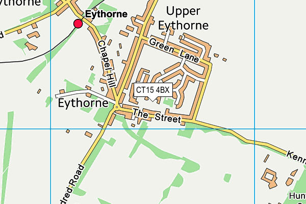 Map of KENTISH GROUNDWORKS LTD at district scale
