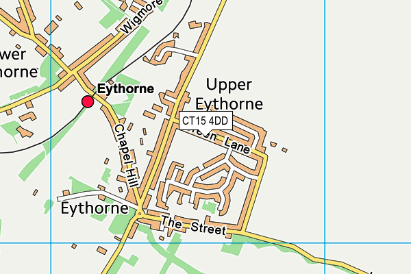 CT15 4DD map - OS VectorMap District (Ordnance Survey)