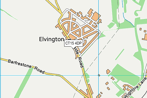 CT15 4DP map - OS VectorMap District (Ordnance Survey)