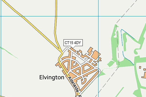 CT15 4DY map - OS VectorMap District (Ordnance Survey)