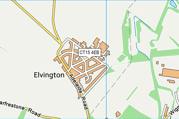 CT15 4EB map - OS VectorMap District (Ordnance Survey)