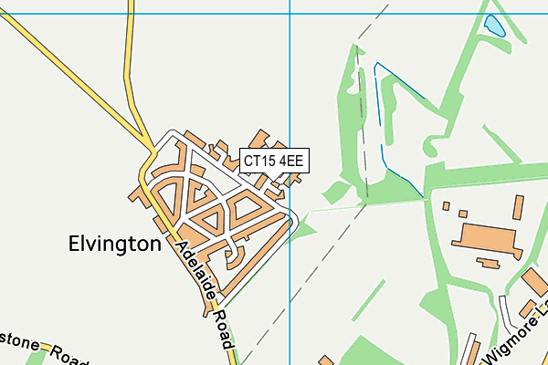 CT15 4EE map - OS VectorMap District (Ordnance Survey)