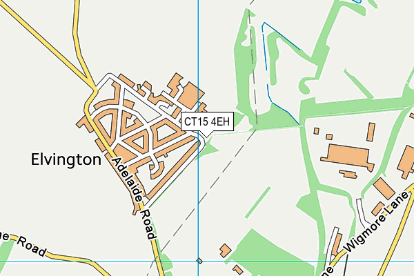 CT15 4EH map - OS VectorMap District (Ordnance Survey)