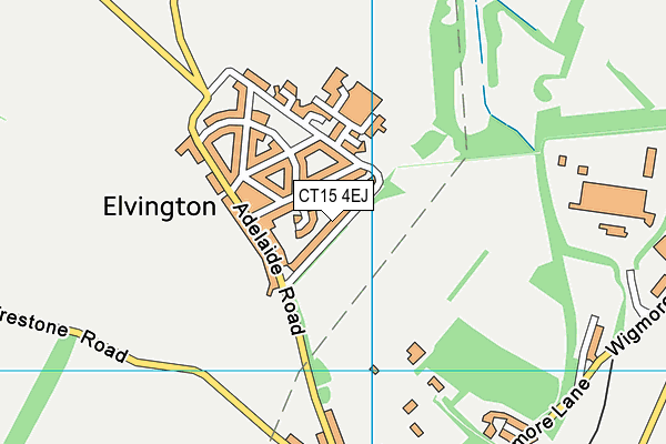 CT15 4EJ map - OS VectorMap District (Ordnance Survey)