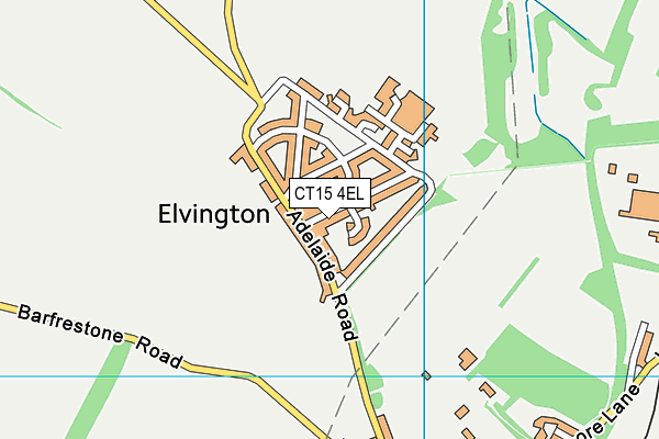 CT15 4EL map - OS VectorMap District (Ordnance Survey)