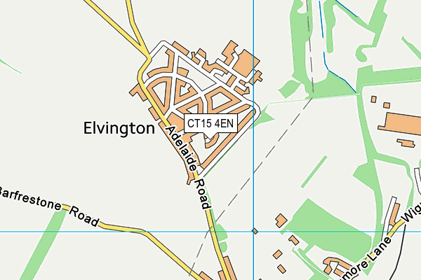 CT15 4EN map - OS VectorMap District (Ordnance Survey)