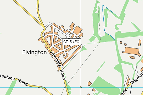 CT15 4EQ map - OS VectorMap District (Ordnance Survey)