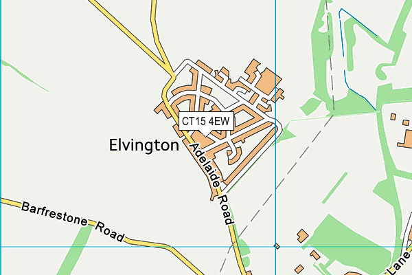 CT15 4EW map - OS VectorMap District (Ordnance Survey)