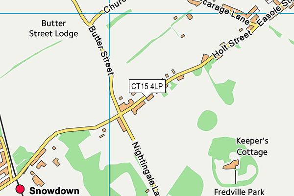 CT15 4LP map - OS VectorMap District (Ordnance Survey)