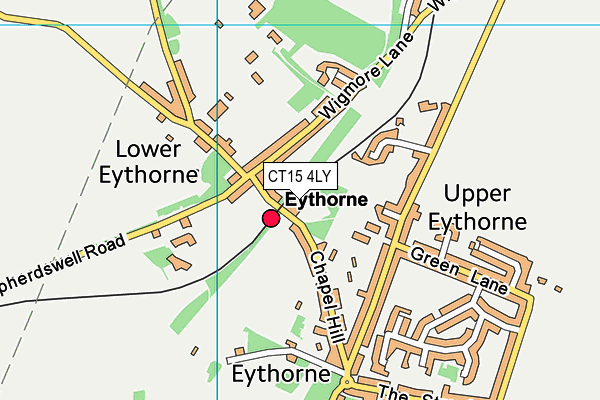 CT15 4LY map - OS VectorMap District (Ordnance Survey)