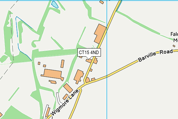 CT15 4ND map - OS VectorMap District (Ordnance Survey)