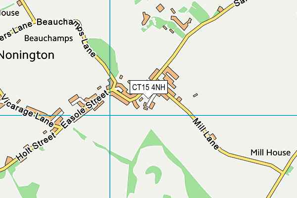 CT15 4NH map - OS VectorMap District (Ordnance Survey)