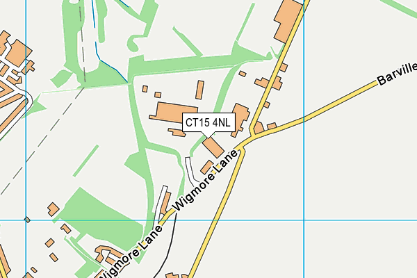 CT15 4NL map - OS VectorMap District (Ordnance Survey)
