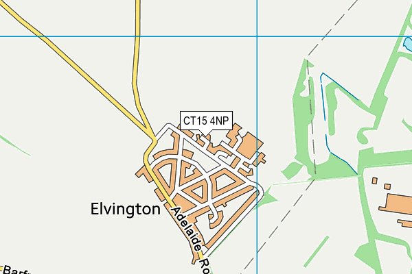CT15 4NP map - OS VectorMap District (Ordnance Survey)