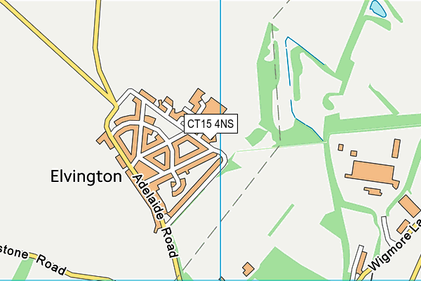 CT15 4NS map - OS VectorMap District (Ordnance Survey)