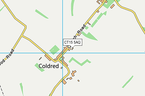 CT15 5AQ map - OS VectorMap District (Ordnance Survey)