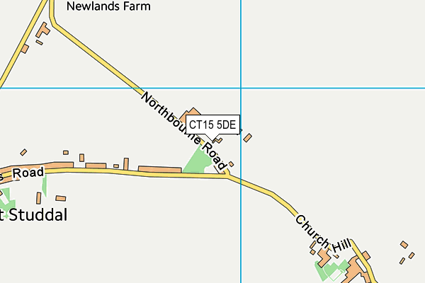 CT15 5DE map - OS VectorMap District (Ordnance Survey)