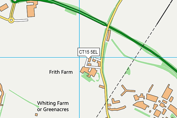 CT15 5EL map - OS VectorMap District (Ordnance Survey)