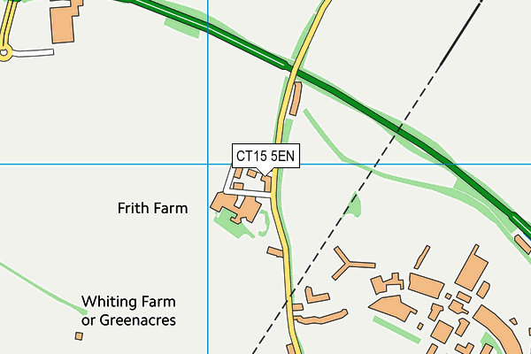 CT15 5EN map - OS VectorMap District (Ordnance Survey)