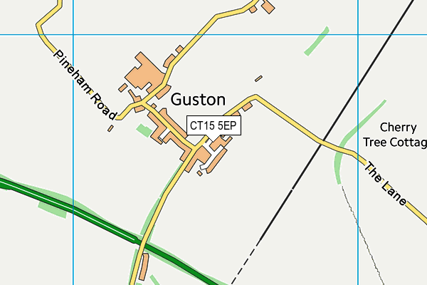 CT15 5EP map - OS VectorMap District (Ordnance Survey)