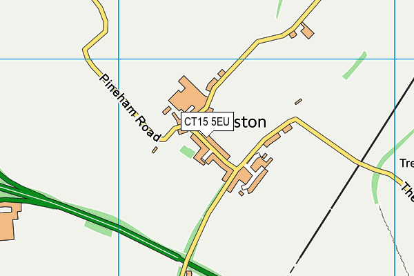 CT15 5EU map - OS VectorMap District (Ordnance Survey)