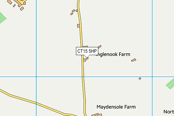 CT15 5HP map - OS VectorMap District (Ordnance Survey)