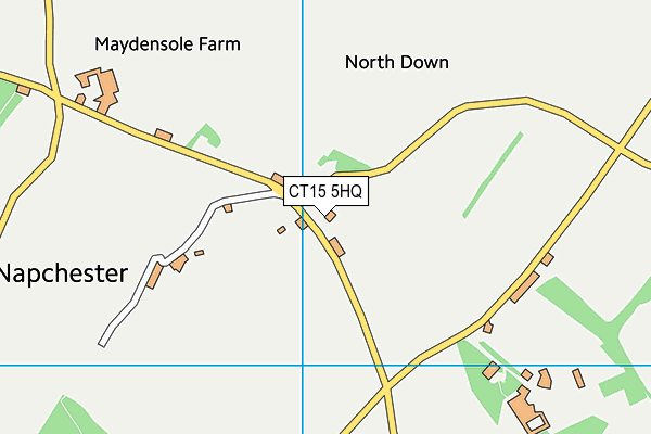 CT15 5HQ map - OS VectorMap District (Ordnance Survey)