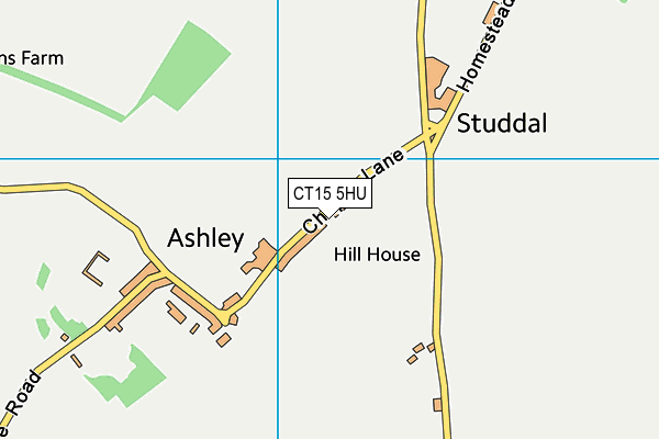 CT15 5HU map - OS VectorMap District (Ordnance Survey)