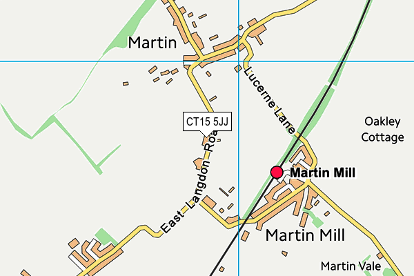 CT15 5JJ map - OS VectorMap District (Ordnance Survey)
