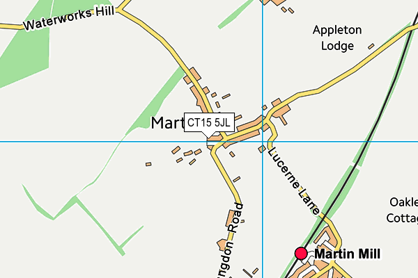 CT15 5JL map - OS VectorMap District (Ordnance Survey)